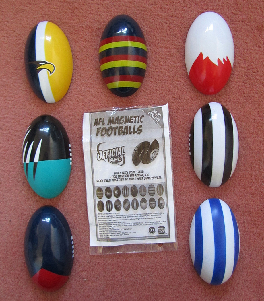 AFL magnetic footballs